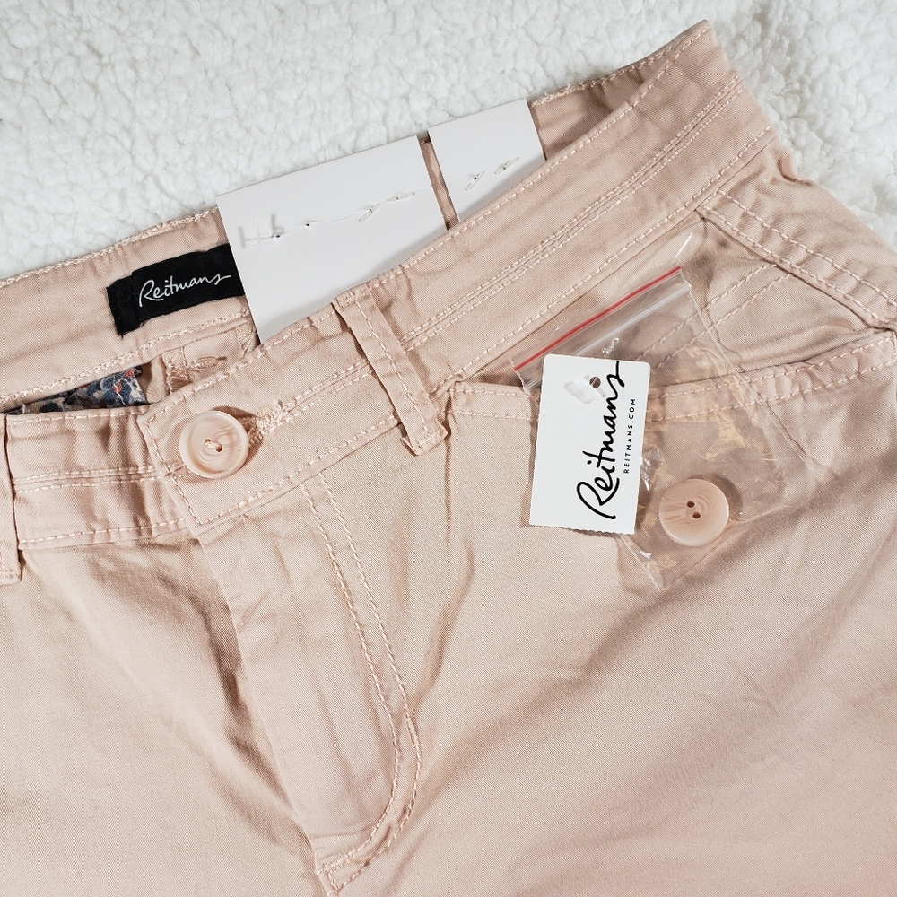 Reitmans The Chino Beige Pants NWT size 2
